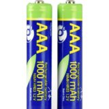 Gembird Ni-MH rechargeable AAA batteries, 1000mAh, 2pcs blister pack | shoptok.hr