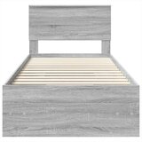  Krevetna konstrukcija Siva Sonoma 80 x 200 cm Konstruirano drvo | shoptok.hr