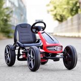 Formula autić na pedale Mercedes Benz sa mekim gumama TS-023 - Crvena
