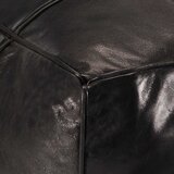 vidaXL Tabure crni 60 x 60 x 30 cm od prave kozje kože | shoptok.hr