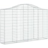  Lučne gabionske košare 13kom 200x30x120/140cm pocinčano željezo | shoptok.hr