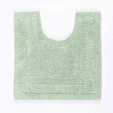 HOMESCAPES preproga contour wc iz bombaža, 50 x 55 cm - žajbljevo zelena, (5000161216) | Shoptok.si