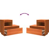  Noćni ormar s ladicama 2 pcs Voštano smeđa 60 x 34 x 51 cm | shoptok.hr