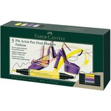Marker OBOSTRANI PITT ARTIST 5BOJA FASHION INDIA INK FABER CASTELL 162006 SORTIRANO | Shoptok.si