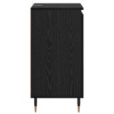  Kreveta 2 pcs Crni hrast 40 x 35 x 70 cm Obrađeno drvo i čelik | shoptok.hr