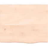 vidaXL Mizna plošča 60x50x4 cm neobdelana trdna hrastovina | Shoptok.si