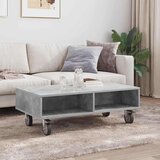  Stolić sa kotačima Betonski sivi 90 x 50 x 30 cm | shoptok.hr