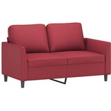  4-dijelni set sofa s jastucima crvena boja vina od umjetne kože | Eponuda.ba