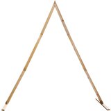  Vjenčani luk Svijetlosmeđa 202 x 95 x 254 cm Čvrsto borovo drvo | shoptok.hr