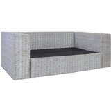 vidaXL 2-dijelni set sofa od prirodnog ratana s jastucima sivi | shoptok.hr