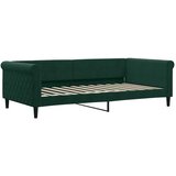  Dnevni krevet na razvlačenje tamnozeleni 100x200 cm baršunasti | shoptok.hr