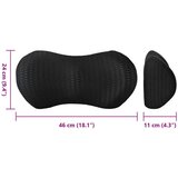  Jastuk s jastukom Crna 47 x 24 x 13 cm 4D mreža | shoptok.hr