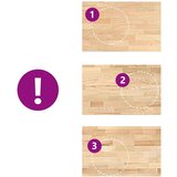 vidaXL Kuhinjska delovna plošča 100x63,5x2,7 cm trdna hrastovina | Shoptok.si