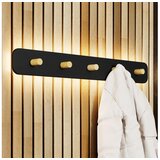 Eglo zidna vješalica s LED svjetlom Civitate, 18 W, crna/drvo, 76 cm, 99596 Cijene