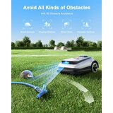 Ecovacs GOAT A1600 RTK robotska kosilnica (do 1600m2, LELS™ GPS navigacija, naklon do 50%, širina košnje 33cm, 400m2/h) - | Shoptok.si