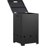  Poklopac za plinsku bocu 40 x 40 x 66 cm Čelik Crna | shoptok.hr