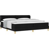 vidaXL Box Spring Krevet s Madracem - Crn, 200x200 cm, Tkanina | shoptok.hr