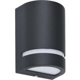 vidaXL Zunanje stenske svetilke 2 kosa 35 W črne polkrožne | Shoptok.si