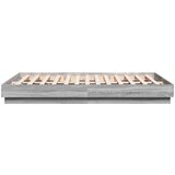  Okvir kreveta boja hrasta 160 x 200 cm od konstruiranog drva | shoptok.hr