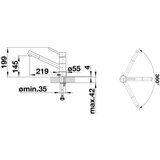 Blanco KANO HD antracit/krom Silgranit 525028 | Shoptok.si