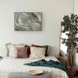  Slika - Stone abstractions – marble structures in neutral shades 60x40 U prirodnom drvenom okviru | shoptok.hr