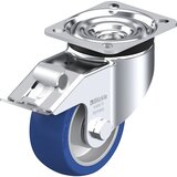Blickle Vrtljivo kolo iz jeklene pločevine LK-ALBS-FI, kolo s Ø 100 mm, nosilnost 320 kg, mere ploščice 100 x 85 mm | Shoptok.si