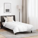 vidaXL Odeja z blazino 2 pcs Bela 135 x 200 cm Puh | Shoptok.si