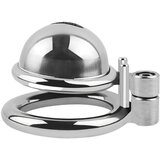 Fetish collection - mini kavez za penis s 3 zamjenjiva prstena za testise (srebrni) | shoptok.hr