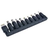 Gembird SMART-C11E 10Pcs 90W universal laptop connector 5.5 x 2.5mm(2.1) u