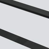  Klizna vrata s priborom crna 76 x 205 cm od ESG stakla | shoptok.hr