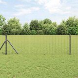 Euro ograda 0,6 x 25 m Željezo prekriveno PVC-om Siva Cijene