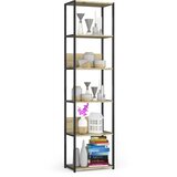 AKORD Industrijski Regal, Črna/Hrast Artisan, (5000332715) | Shoptok.si