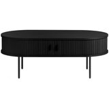 Unique Furniture Črna mizica 60x120 cm Nola – Cene