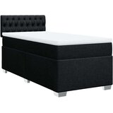 vidaXL Box spring krevet s madracem crni 90x190 cm od tkanine | shoptok.hr