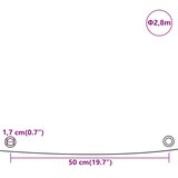 CERADA bijela Ø 2,8 m 650 g/m² | shoptok.hr