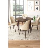 Hanah home Tor - Baroque, Cream BaroqueCream Dining Table & Chairs Set (5 Pieces) | ePonuda.com
