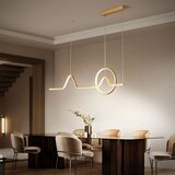 Toolight LED viseća lampa LHJ022-CP 120 cm ZLATNA | shoptok.hr