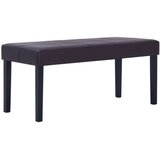 vidaXL Klop 106 cm rjavo umetno usnje, (20954945) | Shoptok.si