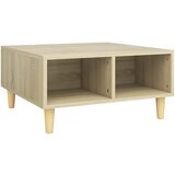 Furnova Klubska mizica sonoma hrast 60x60x30 cm iverna plošča, (21914525) | Shoptok.si