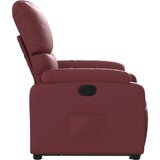  Naslonjač na podizanje od umjetne kože crvena boja vina | shoptok.hr