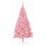  Umjetno predsvijetljeno božićno drvce Ružičasta 240 cm PVC | shoptok.hr