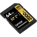 Lexar SD 64GB 2000x SDHC UHS-II card, 300MB/s read 260MB/s write C10 V90 U3 | shoptok.hr