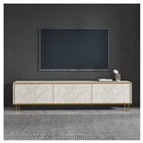Hanah home tv polica imaj travertine gold Cene