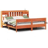 Krevet s regalom za knjige bez madraca 180x200 cm od borovine | shoptok.hr