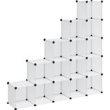  Kockasti organizator za pohranu s 15 kocki prozirni PP | Eponuda.com