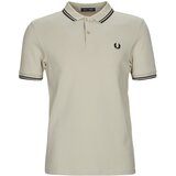 Fred Perry Polo majice kratki rokavi TWIN TIPPED SHIRT Bež | Shoptok.si