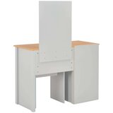 vidaXL Toaletni stolić s ogledalom i stolcem sivi 104 x 45 x 131 cm | shoptok.hr