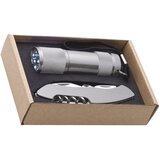  SVJETILJKA RUČNA 9 LED PLUS NOŽ U EKO PAKIRANJU EASY 337207 SREBRNA | Shoptok.si
