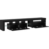 TV ormar 2 pcs Crni hrast 215 x 36,5 x 40 cm Konstruirano drvo | shoptok.hr