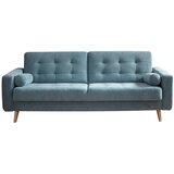 MID.YOU ZOFA S POSTELJNO FUNKCIJO, modra tekstil | Shoptok.si